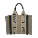 クロエ Chloe ウッディスモールトート キャンバス レディース ハンドバッグ