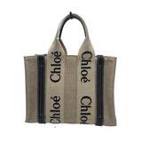 クロエ Chloe ウッディスモールトート キャンバス レディース ハンドバッグ