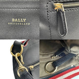 バリー BALLY ショルダーバッグ ブラック×GD金具 レザー レディース ショルダーバッグ