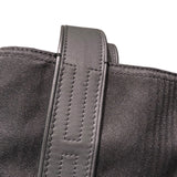 エルメス HERMES アカプルコカバスMM ブラック トワル・レザー レディース トートバッグ