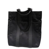 エルメス HERMES アカプルコカバスMM ブラック トワル・レザー レディース トートバッグ