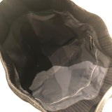 エルメス HERMES アカプルコカバスMM ブラック トワル・レザー レディース トートバッグ