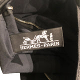 エルメス HERMES アカプルコカバスMM ブラック トワル・レザー レディース トートバッグ