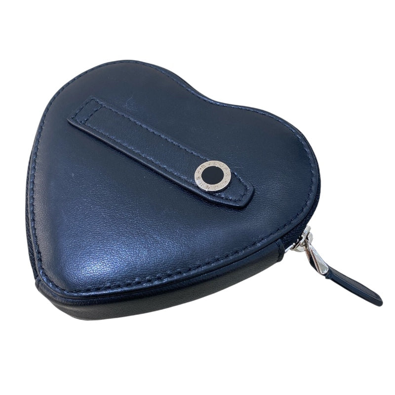 ブルガリ BVLGARI ハートコインパース AMBUSH ブラック レザー ユニ