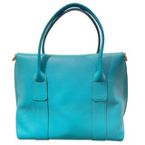 サルヴァトーレ・フェラガモ Salvatore Ferragamo ガンチーニ ハンドバッグ 21D941 ターコイズブルー レザー レディース ハンドバッグ