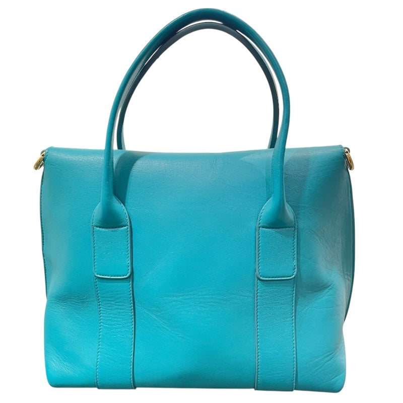 サルヴァトーレ・フェラガモ Salvatore Ferragamo ガンチーニ ハンドバッグ 21D941 ターコイズブルー レザー レディース ハンドバッグ