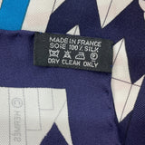 エルメス HERMES カレ90 　PRO MENADE AU FAUBO URG マルチカラー シルク ユニセックス スカーフ