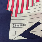 エルメス HERMES カレ90 　PRO MENADE AU FAUBO URG マルチカラー シルク ユニセックス スカーフ