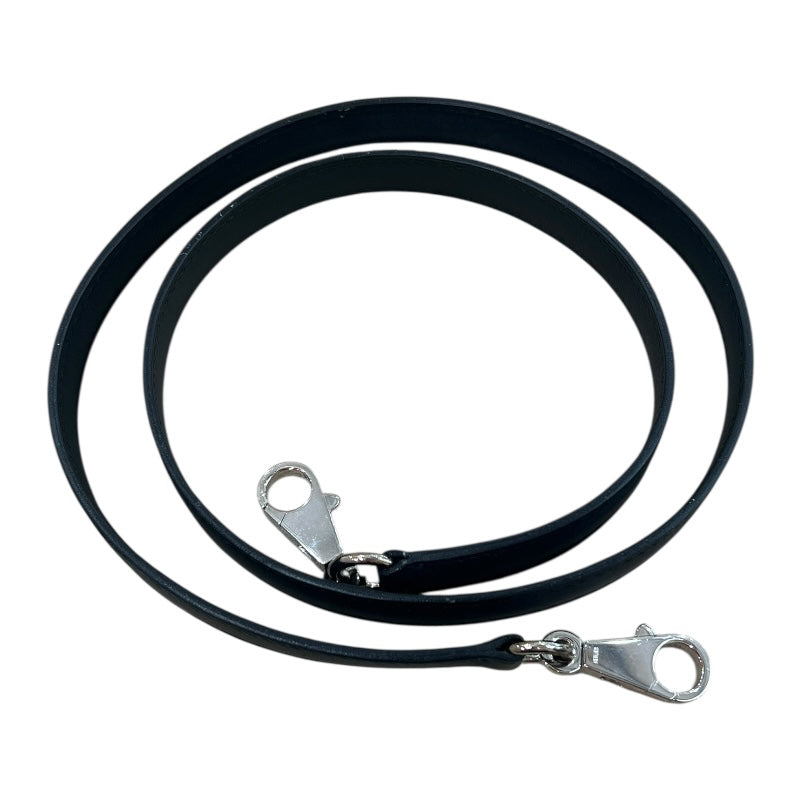 エルメス HERMES バンドリエール 15mm ブラック シルバー金具 スイフト レディース ショルダーストラップ