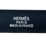 エルメス HERMES バンドリエール 15mm ブラック シルバー金具 スイフト レディース ショルダーストラップ