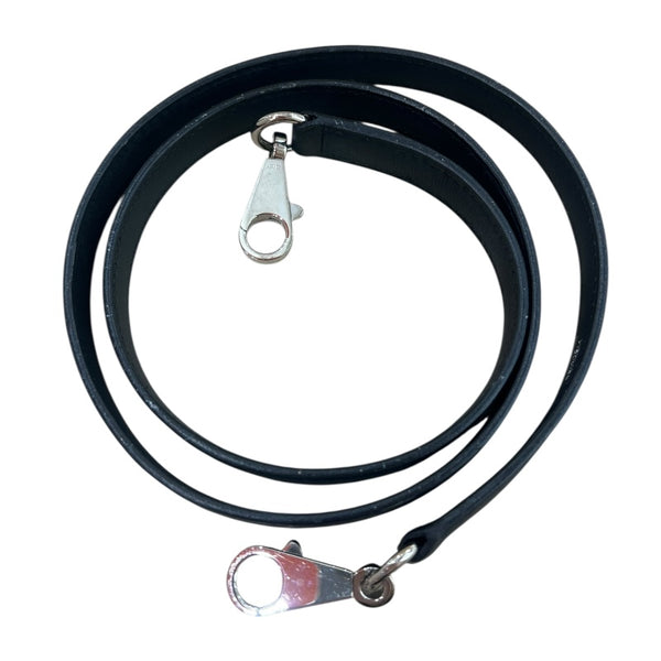 エルメス HERMES バンドリエール 15mm ブラック シルバー金具 スイフト レディース ショルダーストラップ