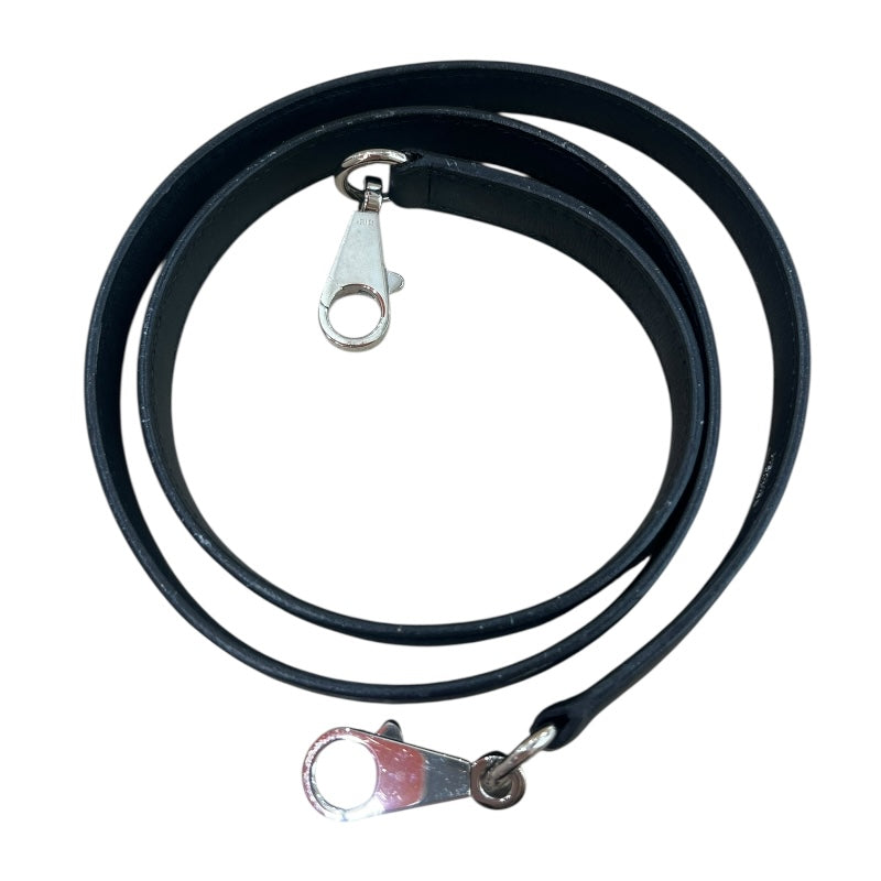 エルメス HERMES バンドリエール 15mm ブラック シルバー金具 スイフト レディース ショルダーストラップ