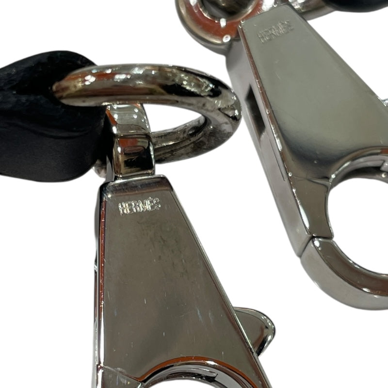 エルメス HERMES バンドリエール 15mm ブラック シルバー金具 スイフト レディース ショルダーストラップ