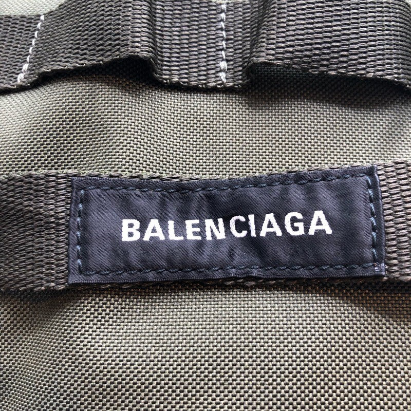 バレンシアガ BALENCIAGA アーミートートM 644040 カーキ ナイロン メンズ ハンドバッグ
