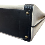 クロエ Chloe アリスハンドバッグ クリーム/ブラック レザー レディース トートバッグ