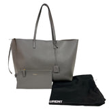 サンローラン SAINT LAURENT ショッピングバッグ 600281 グレー レザー レディース トートバッグ