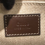 クロエ Chloe ウッディスモールトート ベージュ・レッド リネン レディース ハンドバッグ