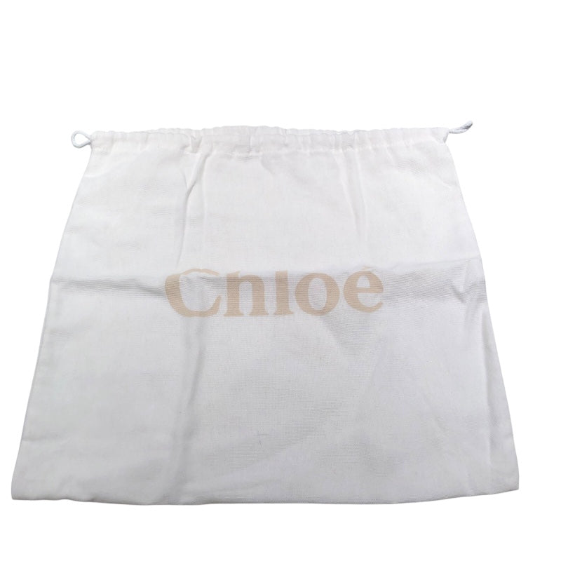 クロエ Chloe ウッディスモールトート ベージュ・レッド リネン レディース ハンドバッグ