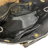 プラダ PRADA ナイロン・ヴィッテロダイノ ハンドバッグ BN1841 ブラック ゴールド金具 ナイロン・レザー レディース ショルダーバッグ