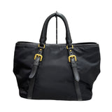 プラダ PRADA ナイロン・ヴィッテロダイノ ハンドバッグ BN1841 ブラック ゴールド金具 ナイロン・レザー レディース ショルダーバッグ