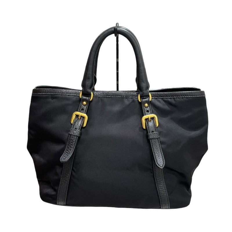 プラダ PRADA ナイロン・ヴィッテロダイノ ハンドバッグ BN1841 ブラック ゴールド金具 ナイロン・レザー レディース ショルダーバッグ