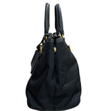 プラダ PRADA ナイロン・ヴィッテロダイノ ハンドバッグ BN1841 ブラック ゴールド金具 ナイロン・レザー レディース ショルダーバッグ