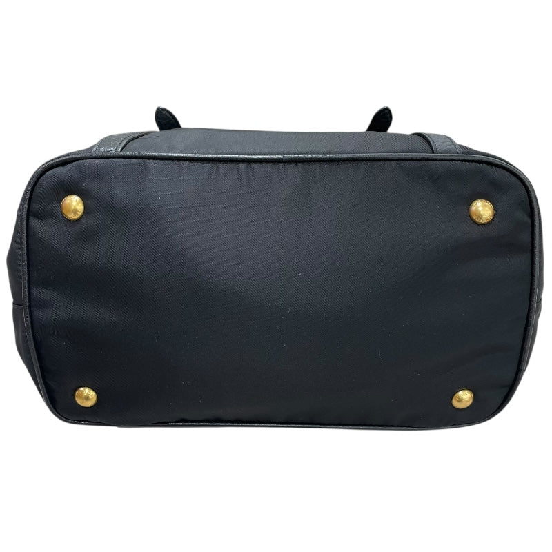 プラダ PRADA ナイロン・ヴィッテロダイノ ハンドバッグ BN1841 ブラック ゴールド金具 ナイロン・レザー レディース ショルダーバッグ