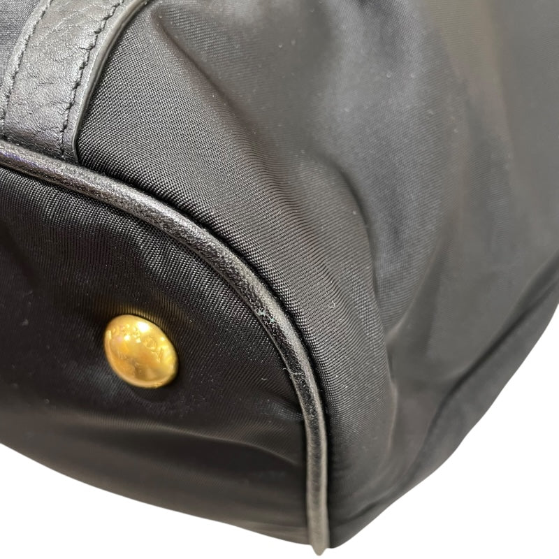 プラダ PRADA ナイロン・ヴィッテロダイノ ハンドバッグ BN1841 ブラック ゴールド金具 ナイロン・レザー レディース ショルダーバッグ