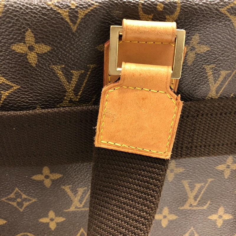 ルイ・ヴィトン LOUIS VUITTON サックボスホール M40043 ブラウン PVC ユニセックス ショルダーバッグ