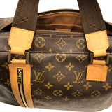 ルイ・ヴィトン LOUIS VUITTON サックボスホール M40043 ブラウン PVC ユニセックス ショルダーバッグ