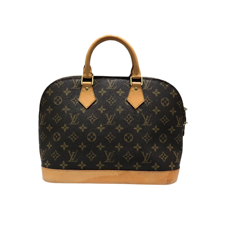 LOUIS VUITTON ／ルイヴィトン モノグラム アルマ PVC ハンドバッグ   真贋OK ルイ・ヴィトン LOUIS VUITTON アルマ M51130 ブラウン モノグラム
