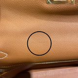 エルメス HERMES ケリー28　内縫い ゴールド ゴールド金具 トゴ レディース ハンドバッグ