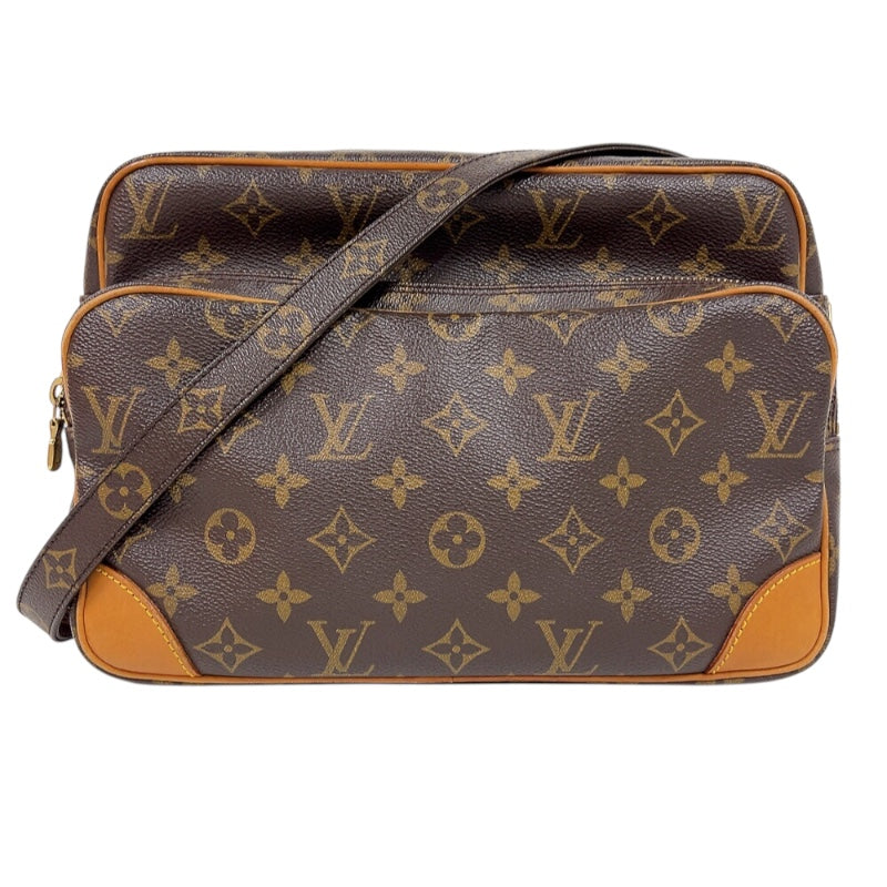 ルイ・ヴィトン LOUIS VUITTON ナイル M45244 ブラウン　ゴールド金具 モノグラム ユニセックス ショルダーバッグ
