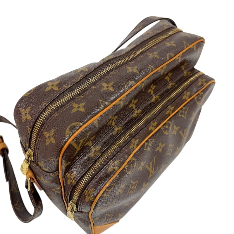 ルイ・ヴィトン LOUIS VUITTON ナイル M45244 ブラウン　ゴールド金具 モノグラム ユニセックス ショルダーバッグ
