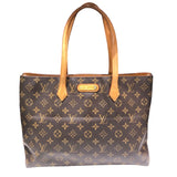 ルイ・ヴィトン LOUIS VUITTON モノグラム ウィルシャーMM M45644 PVCコーティングキャンバス レディース ハンドバッグ