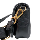 ルイ・ヴィトン LOUIS VUITTON ウォレット・オン・ストラップ M81398 ブラック バブルグラム レディース ショルダーバッグ