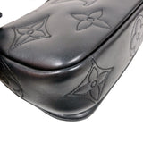 ルイ・ヴィトン LOUIS VUITTON ウォレット・オン・ストラップ M81398 ブラック バブルグラム レディース ショルダーバッグ