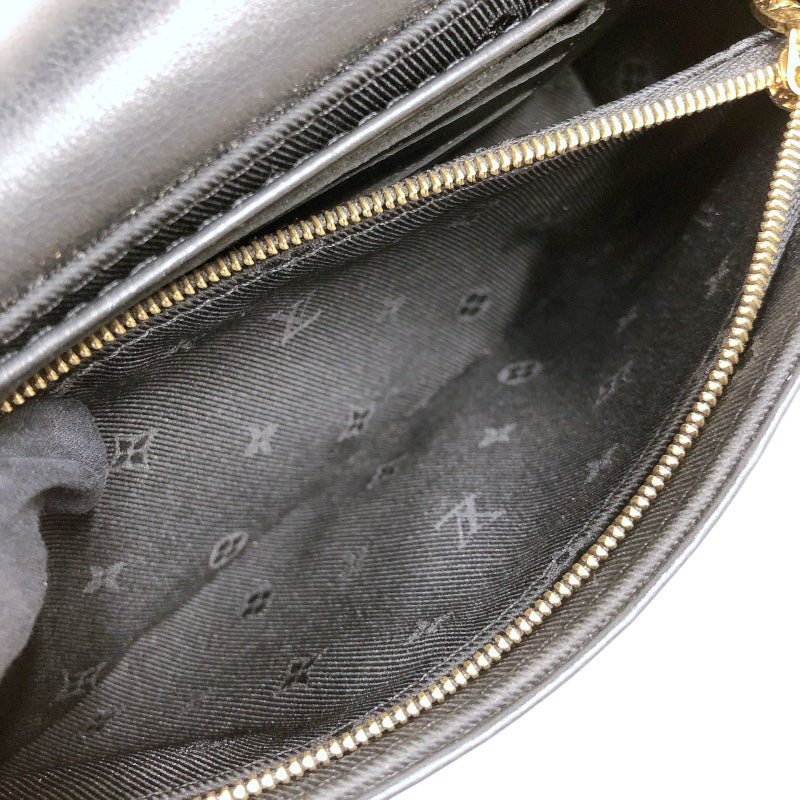 ルイ・ヴィトン LOUIS VUITTON ウォレット・オン・ストラップ M81398 ブラック バブルグラム レディース ショルダーバッグ