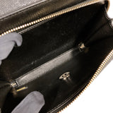シャネル CHANEL ビジネスアフィニティ スモールショルダーバッグ A93607 キャビアスキン レディース ショルダーバッグ