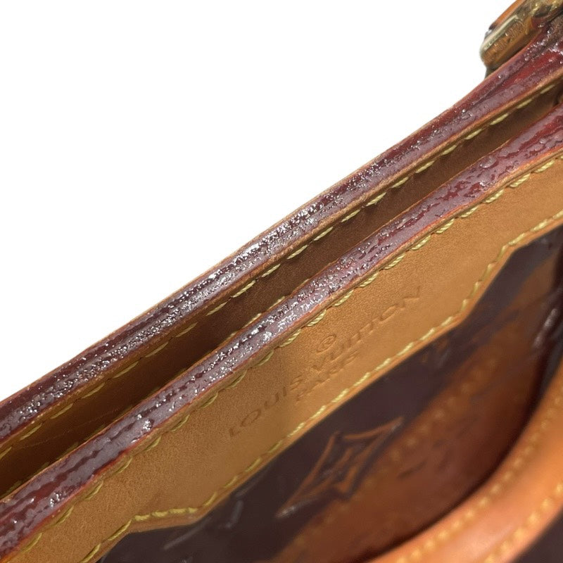 ルイ・ヴィトン LOUIS VUITTON ブレアMM M91619 アマラント モノグラム・ヴェルニ レディース ショルダーバッグ