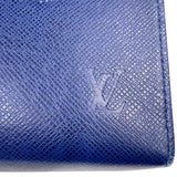 ルイ・ヴィトン LOUIS VUITTON ポシェット・ヴォワヤージュMM M30575 コバルト　シルバー金具 タイガ ユニセックス クラッチバッグ