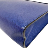 ルイ・ヴィトン LOUIS VUITTON ポシェット・ヴォワヤージュMM M30575 コバルト　シルバー金具 タイガ ユニセックス クラッチバッグ