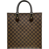 ルイ・ヴィトン LOUIS VUITTON サックプラPM N41226 ブラウン ダミエ・エベヌ レディース ハンドバッグ