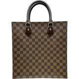 ルイ・ヴィトン LOUIS VUITTON サックプラPM N41226 ブラウン ダミエ・エベヌ レディース ハンドバッグ