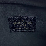 ルイ・ヴィトン LOUIS VUITTON ナノ・スピーディ M82450 ノワール ゴールド金具 モノグラム・アンプラント レディース ショルダーバッグ