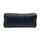 ルイ・ヴィトン LOUIS VUITTON ナノ・スピーディ M82450 ノワール ゴールド金具 モノグラム・アンプラント レディース ショルダーバッグ