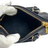 ルイ・ヴィトン LOUIS VUITTON ナノ・スピーディ M82450 ノワール ゴールド金具 モノグラム・アンプラント レディース ショルダーバッグ