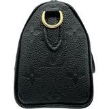 ルイ・ヴィトン LOUIS VUITTON ナノ・スピーディ M82450 ノワール ゴールド金具 モノグラム・アンプラント レディース ショルダーバッグ