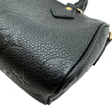 ルイ・ヴィトン LOUIS VUITTON ナノ・スピーディ M82450 ノワール ゴールド金具 モノグラム・アンプラント レディース ショルダーバッグ