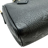 ルイ・ヴィトン LOUIS VUITTON ナノ・スピーディ M82450 ノワール ゴールド金具 モノグラム・アンプラント レディース ショルダーバッグ